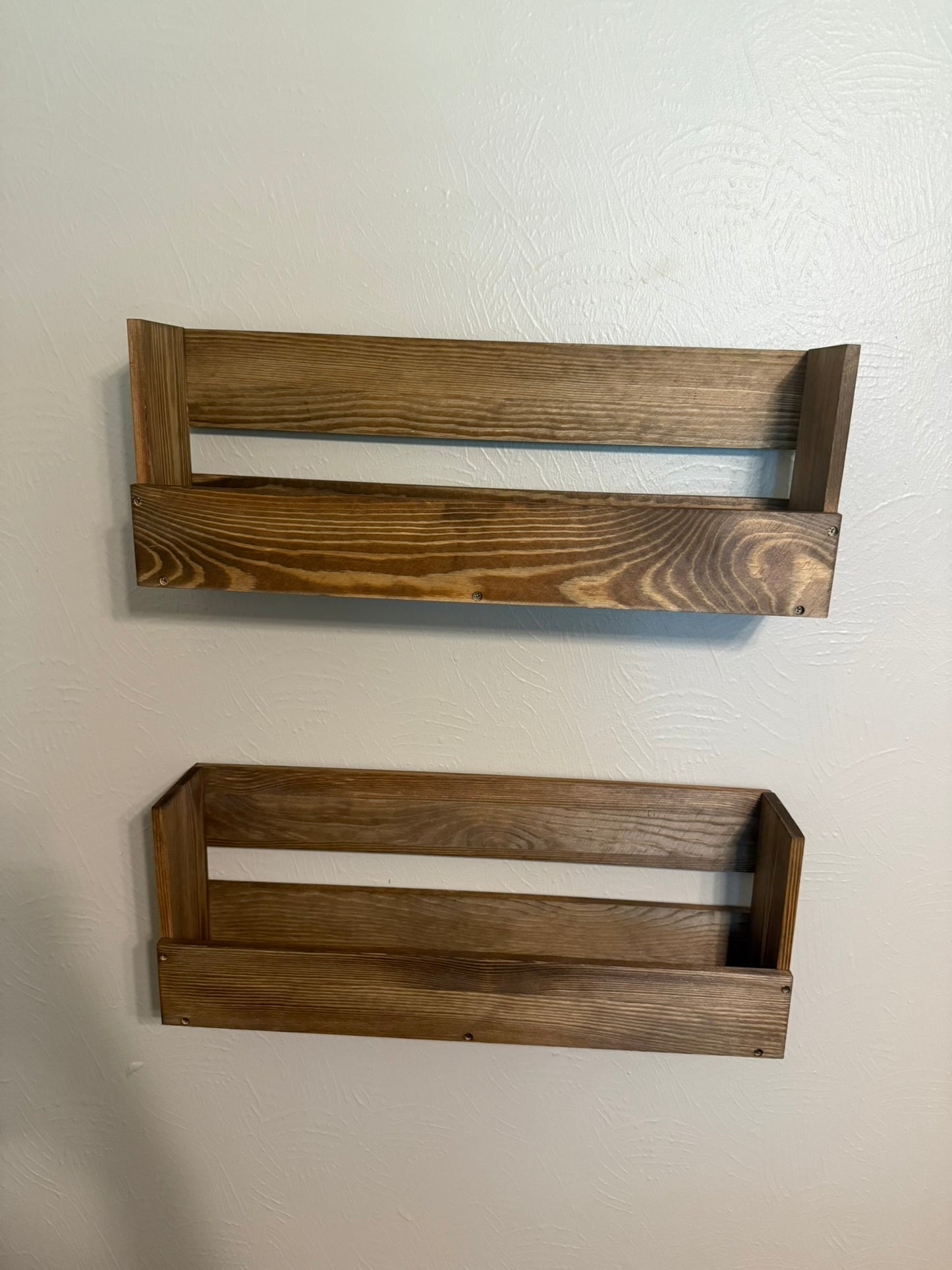 Floating Shelves - Dark Stain
